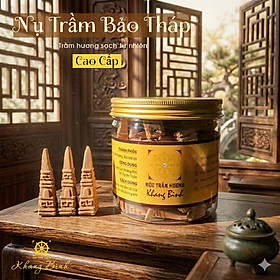 Nụ trầm hương Bảo Tháp Cao Cấp (45 Nụ) xông nhà cửa , hương thơm thanh ngọt dễ chịu - Mộc Trầm Hương Khang Bình