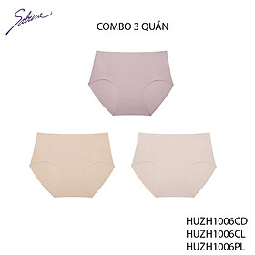 Combo 3 Quần Lót Lưng Cao Cạp Cao Không Viền May Màu Trơn Habpy Lady By Sabina HUZH1006