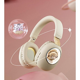 Tai nghe headphone thú cưng dễ thương Có Thể Gấp Gọn Tiện Dụng MS-B4 (Màu ngẫu nhiên)