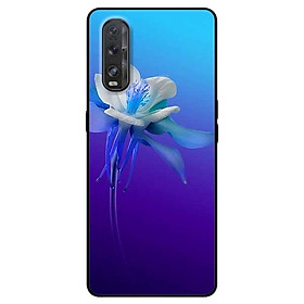 Hình ảnh Ốp lưng dành cho Oppo Find X2 mẫu Hoa Lan Xanh Trắng