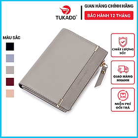 Hình ảnh Ví Nữ Ngắn Mini Cầm Tay TAILIAN Dáng Gập Nhỏ Gọn Nhiều Ngăn Tiện Dụng Da Đẹp Giá Rẻ TL01