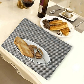 Combo 6 tấm lót bàn ăn bằng nhựa cao cấp KT 45x30cm
