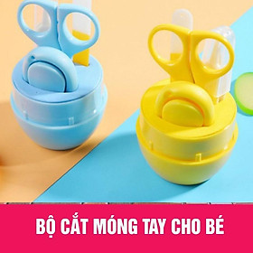 Bộ dụng cụ chăm sóc móng đáng yêu cho bé gồm 4 chi tiết