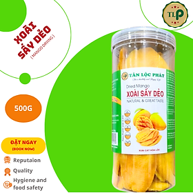 500G XOÀI SẤY DẺO HƯƠNG VỊ TỰ NHIÊN TỐT CHO SỨC KHỎE HIỆU TÂN LỘC PHÁT