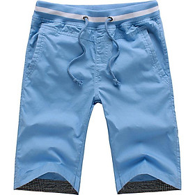 Summer cotton casual five-point pants men's beach pants shorts