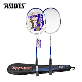 Bộ 2 vợt cầu lông hợp kim nhôm cao cấp AOLIKES A-6631
