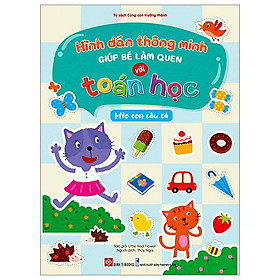 Hình Dán Thông Minh Giúp Bé Làm Quen Với Toán Học - Mèo Con Câu Cá