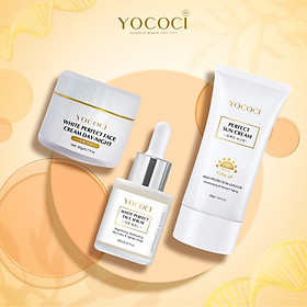Bộ 3 sản phẩm Yococi (Kem Chống Nắng 50g + Kem Face 20g + Serum 20ml)