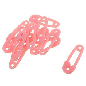2-4pack 12 Pieces Cute Plastic Safety Pin Baby Shower Decorations Party Favor