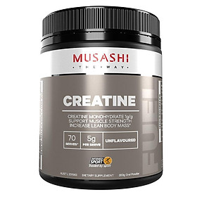 Musashi Creatine Unflavoured 350g