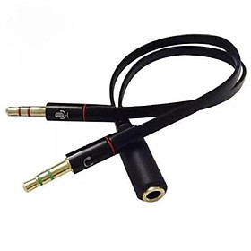 Mua Bộ gộp âm thanh và Mic sang cổng 3.5 đầy đủ dây dẹt