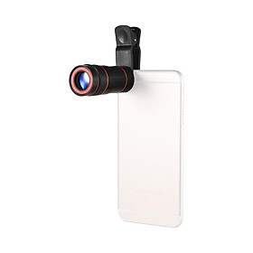Ống kính phóng to 8 lần có kẹp cho điện thoại iPhone Xiaomi HTC