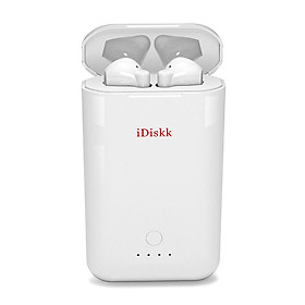 Tai nghe iDiskk Powerpods TWS  không dây Bluetooth 5.0 Half In-Ear Hỗ trợ Power Bank Tai nghe sạc không dây có Mic