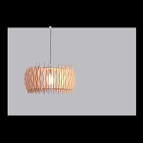 Mua Đèn gỗ thả trần CAO CẤP hiện đại sang trọng 60x20cm chất liệu gỗ trang trí cho phòng khách nhà căn hộ decor nhà quán cafe