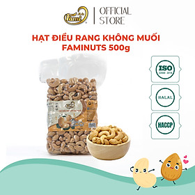 Hạt Điều Rang Không Muối Bịch CK Fami (500g)