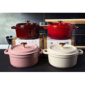 NỒI GANG MOOS 24CM - PHIÊN BẢN LIMITED Hàng chính Hãng