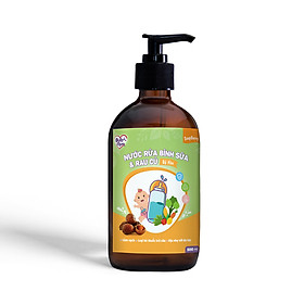 Nước rửa bình sữa và rau củ quả cho bé chiết xuất Bồ Hòn 500ml BuB&MuM hoàn toàn thiên nhiên không chất bảo quản
