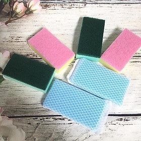 Set 06 miếng mút rửa chén bát Kokubo - Hàng Nội Địa Nhật Bản