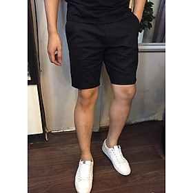 Quần Short Nam Đũi Đen SHORTDEN52 (Short Đen)