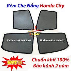 Rèm Che Nắng Honda City 2010 2014 2022, Rèm Chắn Nắng Nam Châm Cho Xe ô tô, Bộ 4 Tấm, có nam châm
