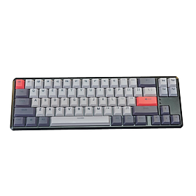 Bàn phím cơ không dây E-Dra EK368W V2 , Hotswap, E-Dra Switch (Brown/Red) - Hàng chính hãng
