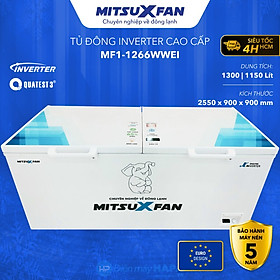 Mua Tủ Đông KHÔNG BÁM TUYẾT Cao Cấp MITSUXFAN MF1-366WWEI-AD Inverter 300 Lít  2-TRONG-1  Tủ Cấp Đông Tiêu Chuẩn Châu Âu - Hàng Chính Hãng