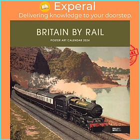 Sách - Britain By Rail National Railway Museum Wiro Wall Calendar 2024 by  (UK edition, paperback)