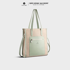 Túi Yuumy ( Thời trang nữ cói phối màu tote - Túi xách da Seasand YTX47 )