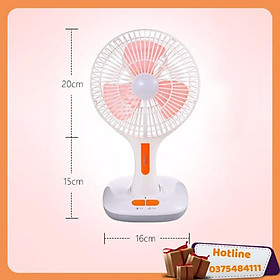 Mua Quạt Tích Điện Ông Tây Có Đèn Tặng Kèm Dụng Cụ Ngoáy Tai Có Đèn  - Hàng Loại 1