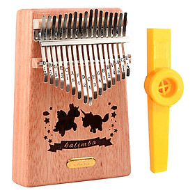 Đàn Kalimba 17 Phím Gỗ Mahogany Yael Y17M-U Kèm Kèn Kazoo - Hình Ngựa