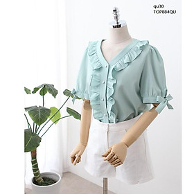 TOP791 ÁO NỮ NHÚN BÈO THIẾT KẾ