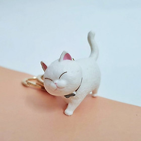 Móc Khóa Mèo 3D Khóa Vàng