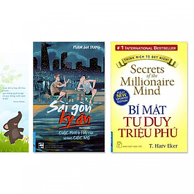 Nơi bán Combo 2 cuốn sách giúp bạn trẻ lập nghiệp: Bí Mật Tư Duy Triệu Phú + Sài Gòn Kỳ Án (+ bookmark danh ngôn hình voi)  - Giá Từ -1đ