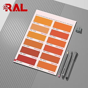 Mua Bảng màu RAL lẻ từng trang