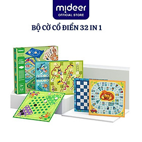 Board Game Mideer Classic Games 32 In 1 đồ chơi trí tuệ cho bé Cờ vua, cờ tướng, cờ vây … 32 loại trò chơi