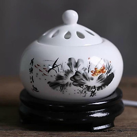 Mua Lư điện xông trầm hương  tinh dầu  bột trầm đầy đủ chức năng hẹn giờ chỉnh nhiệt