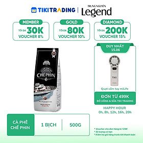 Trung Nguyên Legend - Cà phê rang xay Chế phin 1 - Bịch 500gr