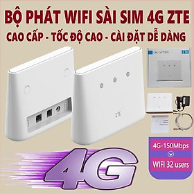 Mua Bộ Phát Sóng Wifi Sử Dụng SIM 4G ZTE MF293N  Hàng Cao Cấp Hổ Trợ Kết Nối Tốc Độ Cao Tới 32 Thiết Bị Cùng Lúc  Dễ Cài Đặt