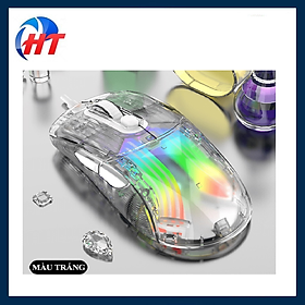 Mua Chuột chơi game có dây XUNFOX XYH10 thiết kế trong suốt với đèn led RGB - HT