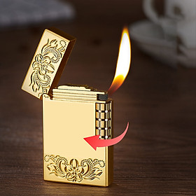 Mua Vỏ Hột Quẹt Bật Lửa Gas Đá 803HV Họa Tiết Hoa Văn Độc Lạ