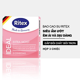 Combo 3 chiếc bao cao su Ritex JN-RITEX-IDEAL3