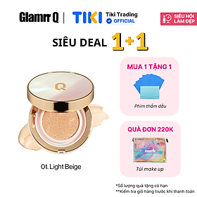 Phấn nước trang điểm dưỡng da GLAMRR Q LONG WEAR DD CUSHION by Gilaa (1 lõi x 13g)