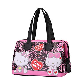 Sanrio Hello Kitty Túi Đeo Vai Cho Giai Điệu Pu Túi Xách Bé Gái Túi Đựng Đồ Ăn Trưa Hoạt Hình Dễ Thương Eco Túi Tote Kid Túi - one