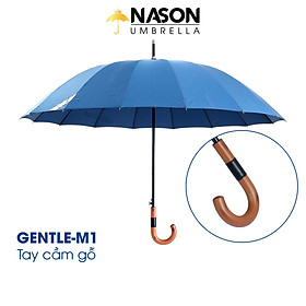 Mua Ô thẳng cao cấp lịch lãm Nason Umbrella Gentle-M1 tay cầm gỗ sang trọng Vải siêu chống thấm vượt trội