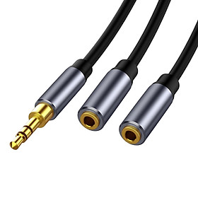 Headphone Splitter 3.5mm  Audio Adapter cable Plated for Earphone