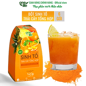 Sinh Tố Tổng Hợp Trái Cây Tự Nhiên OneLife 120g (6 gói x 20g)
