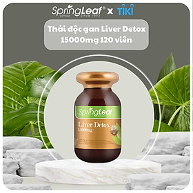 Viên uống SpringLeaf Liver Detox 120 viên hỗ trợ thải độc gan