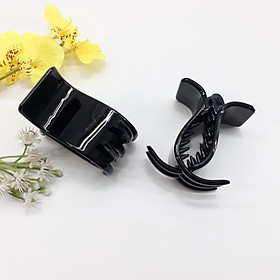 Set 3 Kẹp tóc càng cua trong suốt loại đẹp