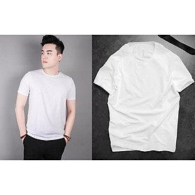 Áo thun trơn ️ áo thun nam form rộng phong cách hàn quốc vải poly cotton mịn Nhiều màu đủ size