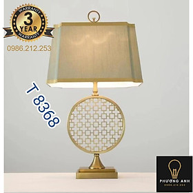 Mua Đèn ngủ để bàn thân gỗ điêu khắc trang trí nội thất phòng ngủ dùng đọc sách sang trọng tinh tế mã 8368